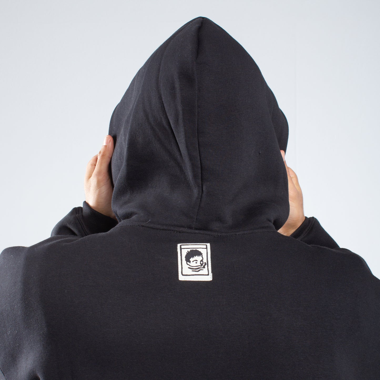 box hoodie black V1