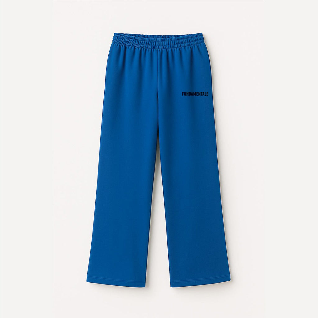 wide leg sweatpants blue V2