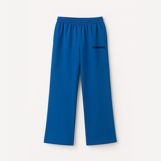 wide leg sweatpants blue V2