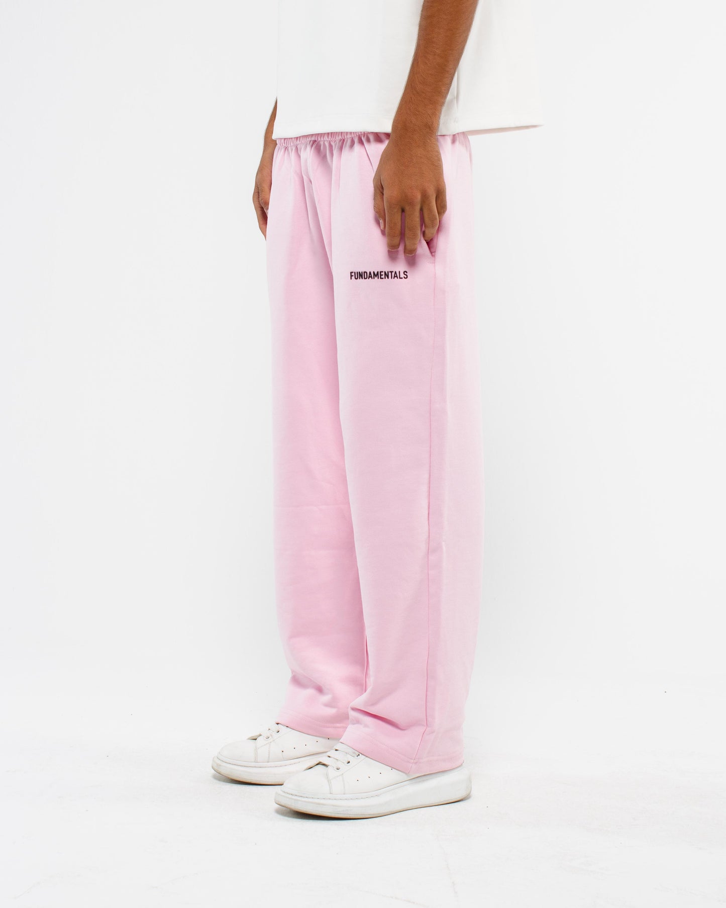 wide leg sweatpants pink V2