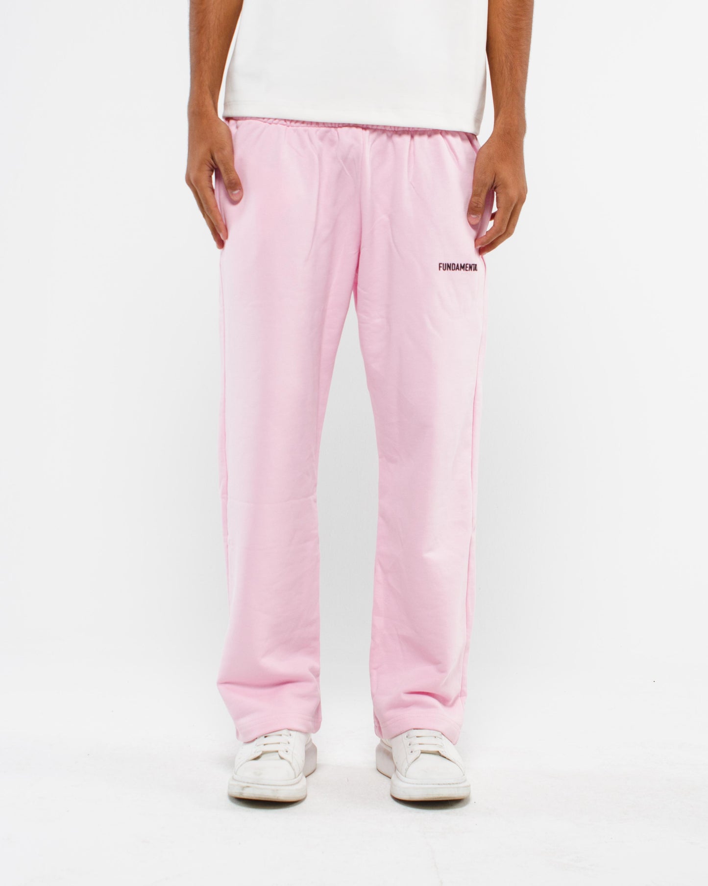 wide leg sweatpants pink V2